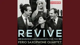 Prelude & Fugue Book I, BWV 857: No. 12 in F Minor. Prelude (Arr. for Saxophone Quartet)