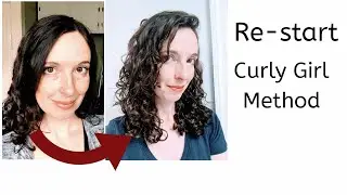 I'm re-starting the curly girl method: my seborrheic dermatitis routine week 1 | Not Sponsored