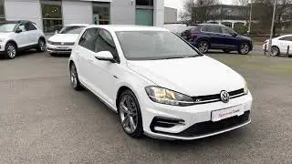 Approved Used Volkswagen Golf R-Line Edition 1.5TSI 150PS in Pure White - DE69HSK