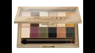 Палетка теней THE 24 karat NUDES | Maybelline | СВОТЧИ