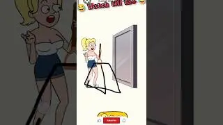 The draw game || draw story level 207 || 😂😁😂😁😂😁😂😁 hole 🕳️#draw #art #shorts