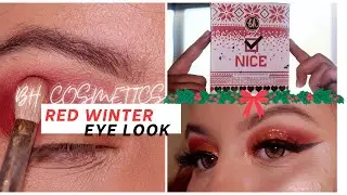 BH Cosmetics || Red Winter Eye Look || * Calming Music*