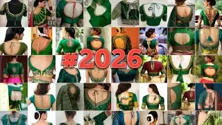 50+ New 🎉🎉 Blouse Back neck design/ब्लाउज डिजाइन/2026 new blouse design/sleeves design/baju design 
