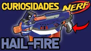 curiosidades NERF hail-fire ESTE LANZADOR es UNICO!