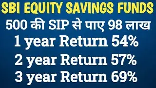 SBI Equity savings funds 2025 | sbi magnum children's benefit fund 2025 | SBI SIP plans 2025