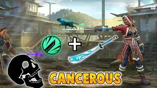 Teamwork yukka with epic weapon (cancerous combination 💀) || shadow fight 4: arena