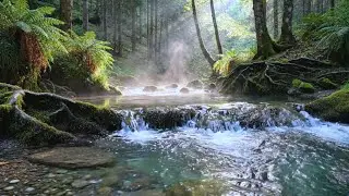 Quiet Forest River and Birds Sounds | Relaxing Natural Soundscape for Sleep, Focus, and Rest Time