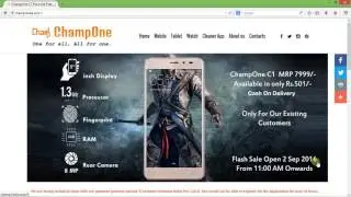 Buy ChampOne C1 Mobile at Rs.501 | champ1india.com