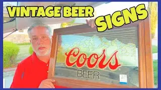 Look for these Vintage Beer Mirrors to sell on Ebay