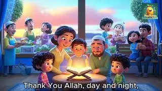 Qur’an Is My Guiding Light 🌟 | Islamic Nursery Rhyme for Kids | Learn Quran with Love