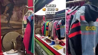 TOUR pop-up circolo #gucci , Milan ✨😍 #shorts