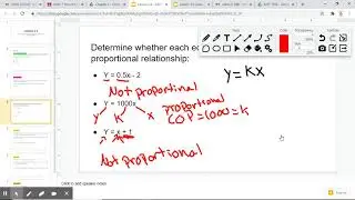 Lesson 2.4: Describe Proportional Relationships: Constant of Proportionality