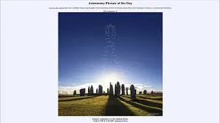 2022 September 18 - Equinox: Analemma over the Callanish Stones