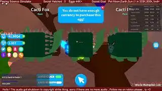 Science Simulator : Trying to hatch my first secret !