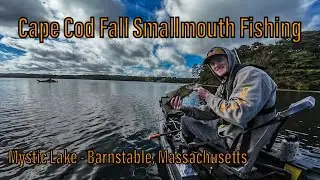 Fall Bass Fishing in Cape Cod with Friends! - Mystic Lake in Barnstable, Massachusetts