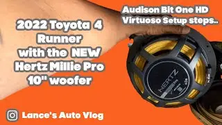 The New Hertz Millie Pro shallow MPS 250 S2 in a 2022 Toyota 4 Runner with a full audio upgrade!