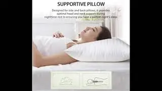 Super soft white stripe hotel cotton pillow 48*74cm 1000g customized pillow factory supplier