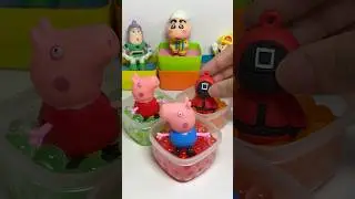 1️⃣2️⃣3️⃣ Свинка Пеппа напугана. Не любит игру с кальмарами. ААААААА 😱😱😱