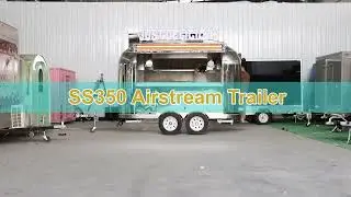 ETODEVICE Custom Usa Standard Concession Fast Food Truck Candy Shop Airstream Snack Food Trailer