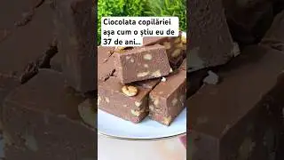Ciocolata copilăriei, așa cum o știu eu de 37 de ani &hellip;