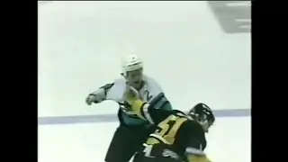 Penguins - Sharks rough stuff 11/10/95
