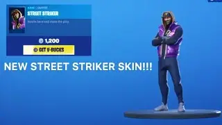 FORTNITE ITEM SHOP 9/10/19 | NEW STREET STRIKER SKIN