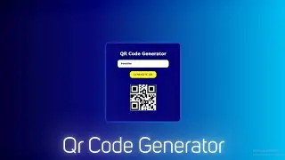 QR Code Generator with HTML,CSS & JavaScript | Simple Project for Beginners