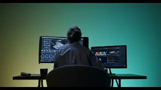 A Woman Working while using a computer