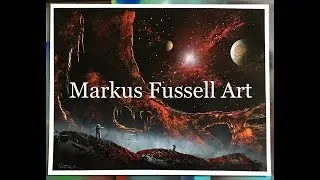 The MARS CHRONICLES - Spray Paint Art by Markus Fussell