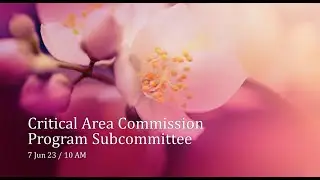 Critical Area Commission Program Subcommittee Meeting - June 2023