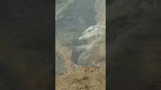 open-pit mining collapsed in a landslide 😰😰 || #coalindia #coalmines #coal