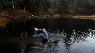 Drone in the Lake