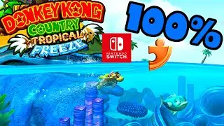 Donkey Kong Country Tropical Freeze 100% Walkthrough 🐵 4-1 Deep Keep 🐵 Nintendo Switch