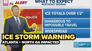 Atlanta ice storm warning: Chris Holcomb explains ice totals and outage risks