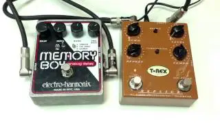 Electro Harmonix Memory Boy vs T-Rex Replica Delay