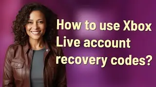 How to use Xbox Live account recovery codes?