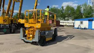 Ножничный дизельный подъемник Haulotte compact 12 DX