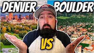 Living in DENVER, Colorado vs BOULDER, Colorado