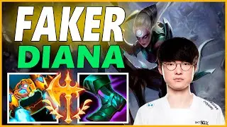 ⚡FAKER DIANA JUNGLE LIVE STREAMING⚡SEASON 12 LEAGUE OF LEGENDS