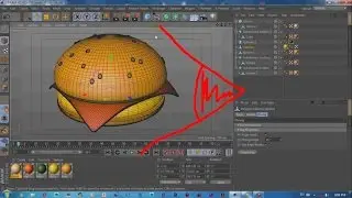How to Modeling Burger in Cinema 4D R16