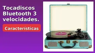 RESE&Ntilde;A (2025) : Tocadiscos Bluetooth 3 velocidades. DETALLES ESENZIALES
