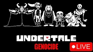 (Dual Stream)🔴LIVE PLAYING UNDERTALE GENOCIDE ROUTE FOR THE FIRST TIME IN A YEAR!🔴