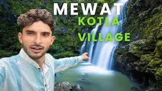 Mewat hidden waterfall // mewat mini manali kotla village waterfall Talim vlogs #mewatwaterfall 