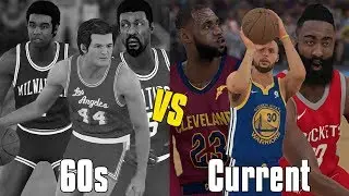 1960S NBA Players vs Current NBA Players! | NBA 2K18 Gameplay |
