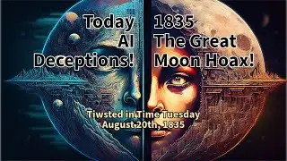 From 1835 Moon Hoax to AI Deception: Twisted in Time Tuesdays #video #history #unbelievable