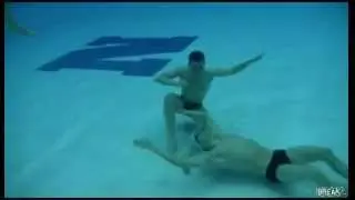 Underwater bubble tricks