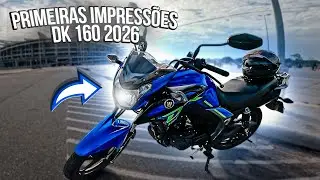 MELHOR MOTO PARA INICIANTES! HAOJUE DK 160 MODELO 2026 EM DETALHES! 