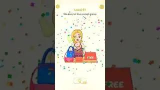 Delete Puzzle:Erase One Part Level 51 Gameplay||New Game Delete Puzzle Erase One Part #shorts