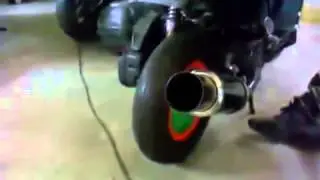 Охуенный  прямоток на скутер racer sagita
