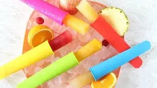 Fruit Juice Ice Pops For Kids - Healthy Summer Snack